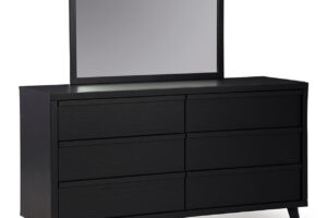 Danziar - Dresser And Mirror - Black