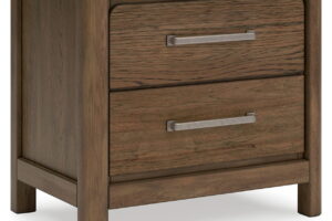 Cabalynn - Two Drawer Night Stand - Light Brown