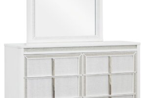 Chalanna - Dresser And Mirror - White