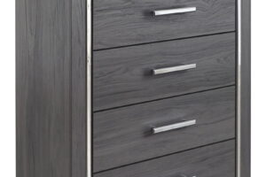 Lodanna - Five Drawer Chest - Gray