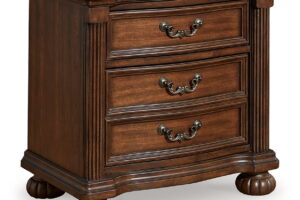 Lavinton - Three Drawer Night Stand - Brown