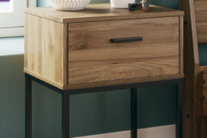 Deanlow - One Drawer Night Stand - Honey