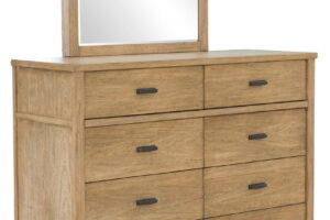 Tomtyn - Dresser And Mirror - Light Brown