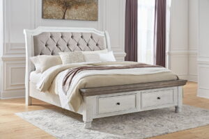 Havalance - Sleigh Bed With Storage
