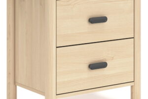 Cabinella - Two Drawer Night Stand - Tan