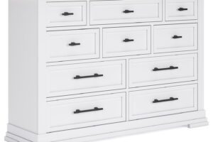 Ashbryn - Dresser - White / Natural