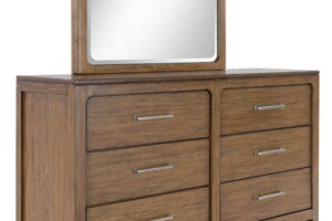Cabalynn - Dresser And Mirror - Light Brown