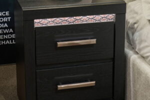 Shoralli - Two Drawer Night Stand - Black