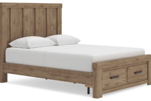 Oliandon - Panel Storage Bed