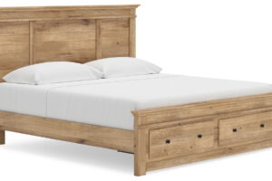 Makidern - Panel Storage Bed With Storage Footboard