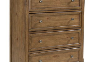 Feddinger - Five Drawer Chest - Medium Brown