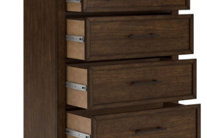 Taffenbrook - Five Drawer Chest - Medium Brown