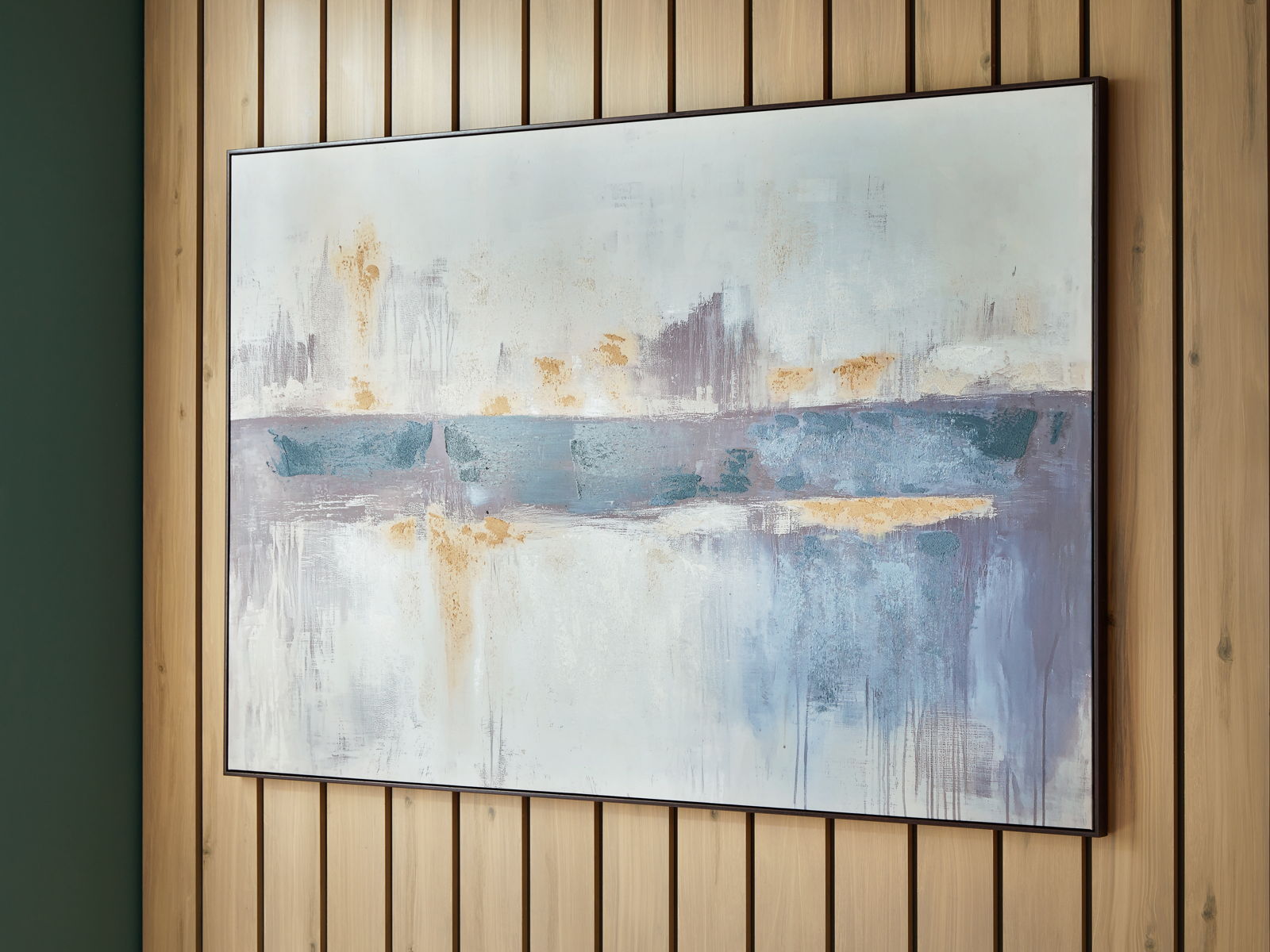 Gatesford - Wall Art - Blue / White / Tan - Image 3