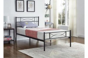 154B Black Metal Platform Bed