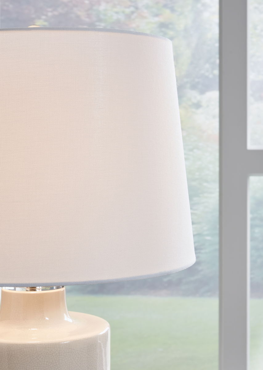 Cylener - Ceramic Table Lamp - Off White - Image 4