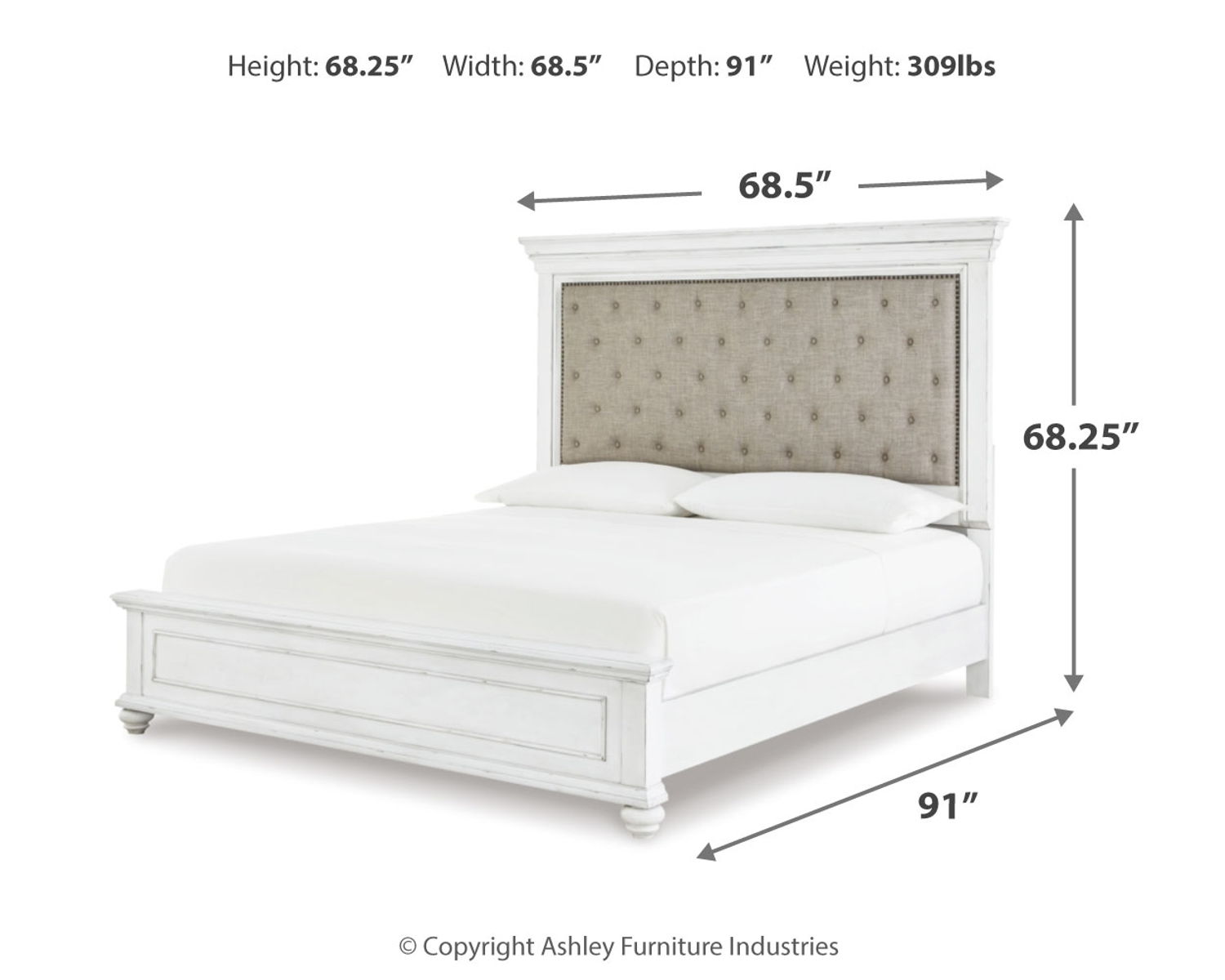 Kanwyn - Upholstered Panel Bed - Image 6