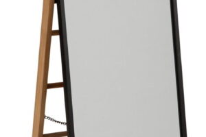 Bronick - Floor Mirror - Black / Brown