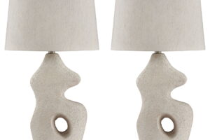 Chadrich - Paper Table Lamp (Set of 2) - Antique Beige