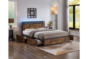 5930 Wood Grain Platform Bed