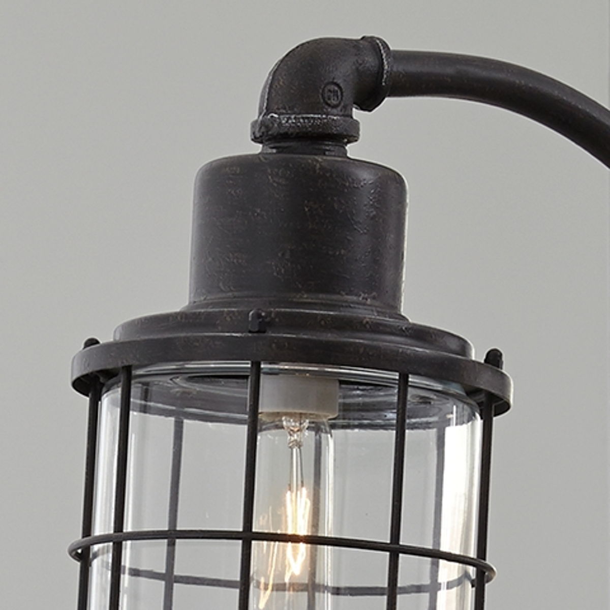 Jae - Metal Desk Lamp - Antique Black - Image 3