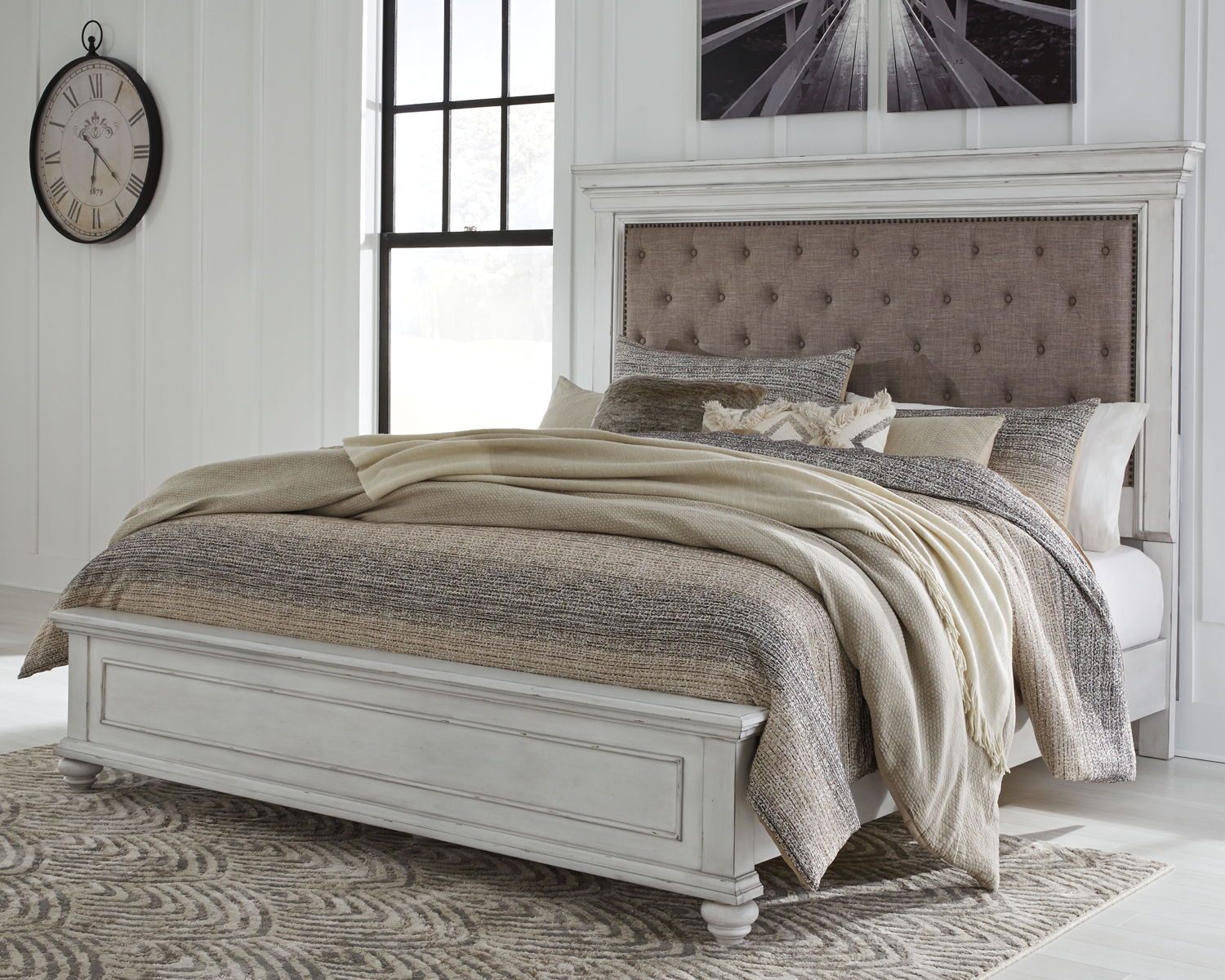 Kanwyn - Upholstered Panel Bed - Image 5