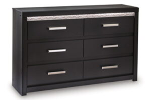 Shoralli - Six Drawer Dresser - Black