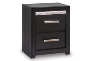 Shoralli - Two Drawer Night Stand - Black