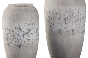 Dimitra - Vase Set (Set of 2) - Brown / Cream