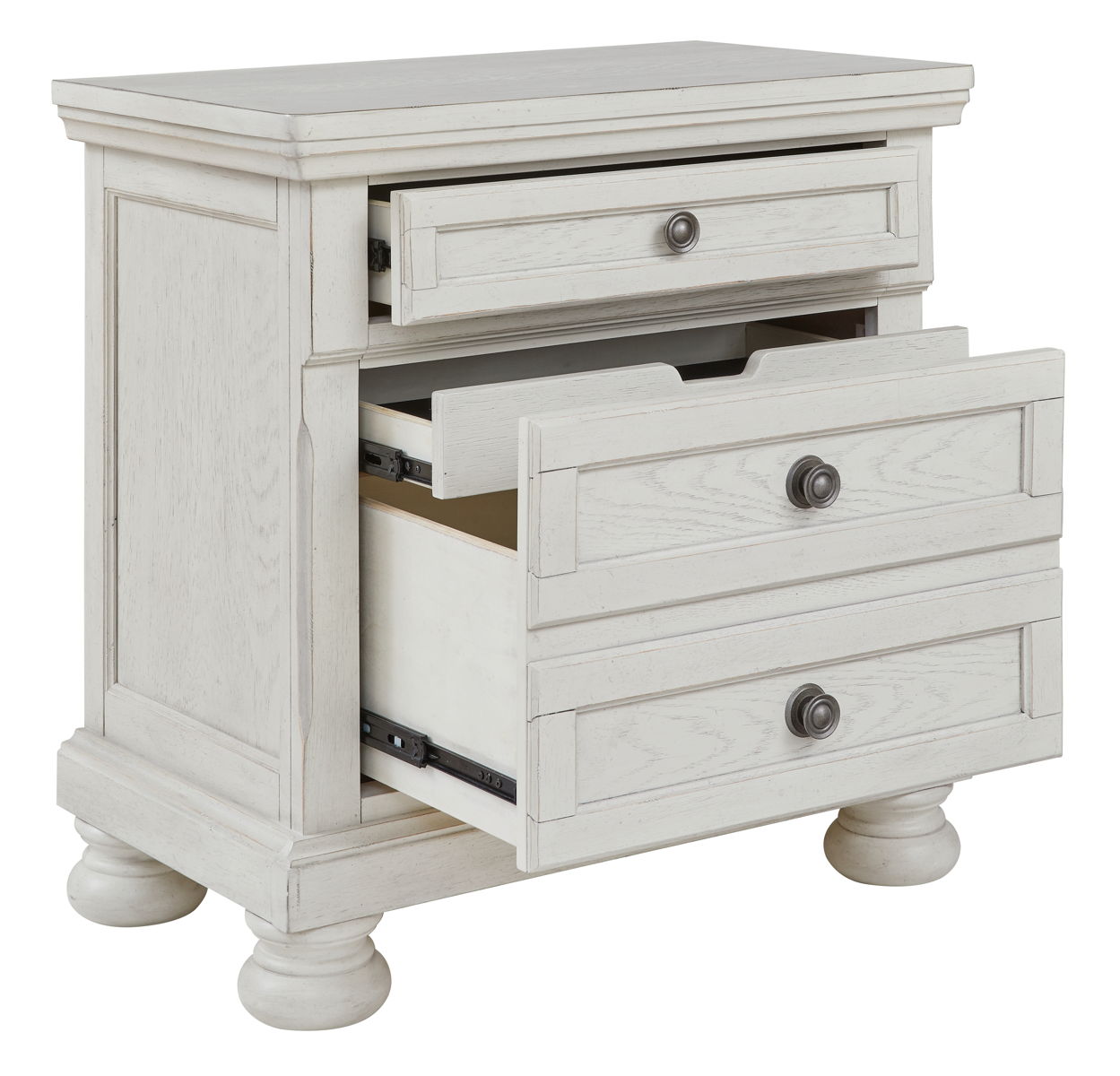 Robbinsdale - Two Drawer Night Stand - Antique White - Image 4