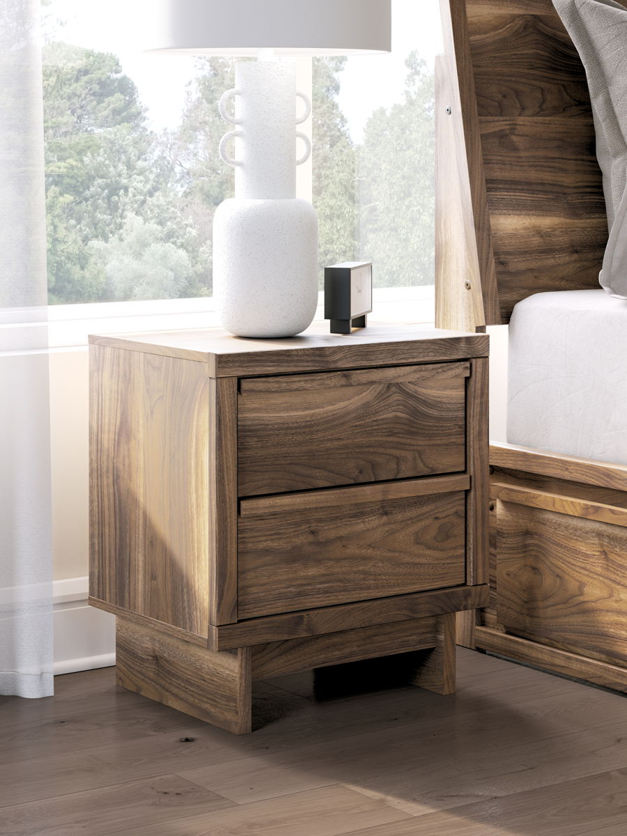 Chirason - Two Drawer Night Stand - Brown - Image 2