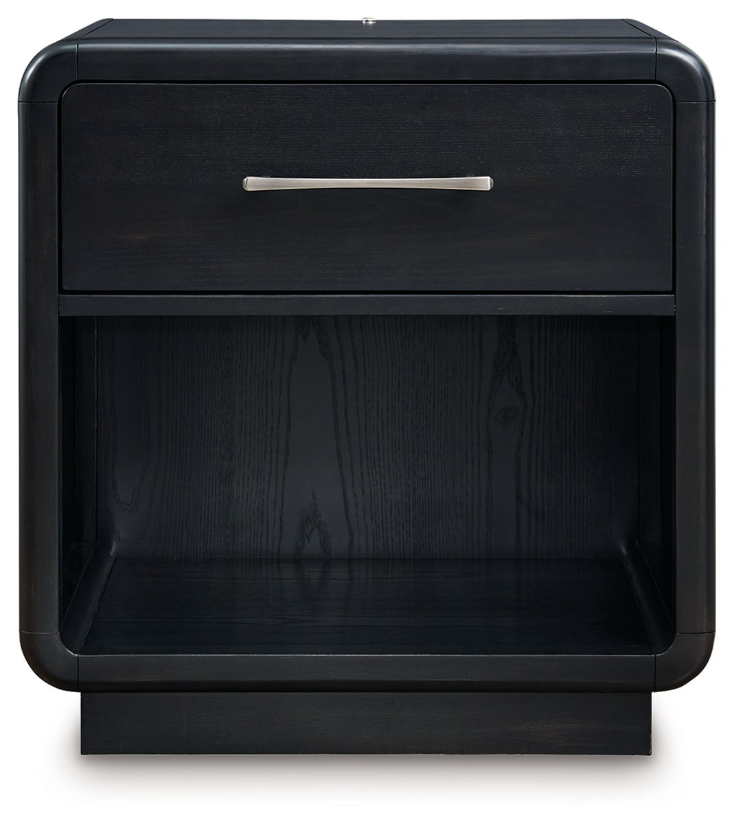 Rowanbeck - One Drawer Night Stand - Black - Image 4