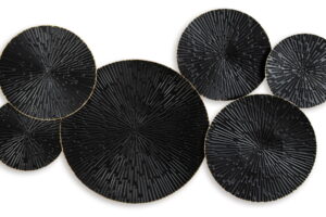 Rhetlen - Wall Decor - Black / Gold Finish