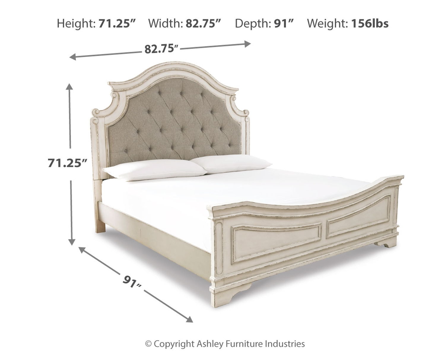Realyn - Upholstered Panel Bed - Image 6