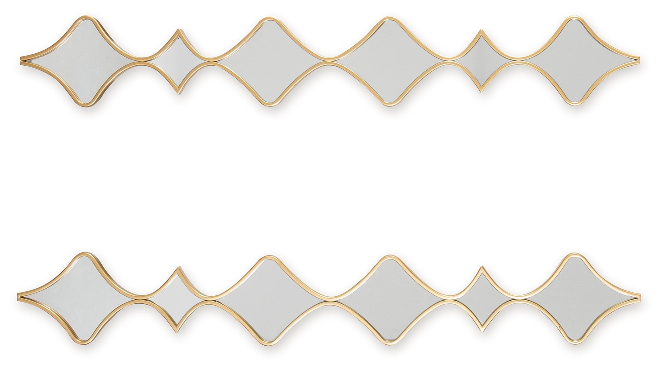 Harriswood - Accent Mirror Set (Set of 2) - Gold Finish - Image 3