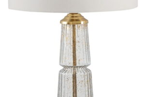 Bakersboro - Glass Table Lamp - Clear / Gold Finish