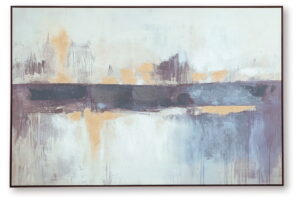 Gatesford - Wall Art - Blue / White / Tan