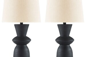 Scarbot - Paper Table Lamp (Set of 2) - Distressed Black