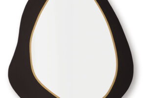 Kierlock - Accent Mirror - Black / Gold Finish