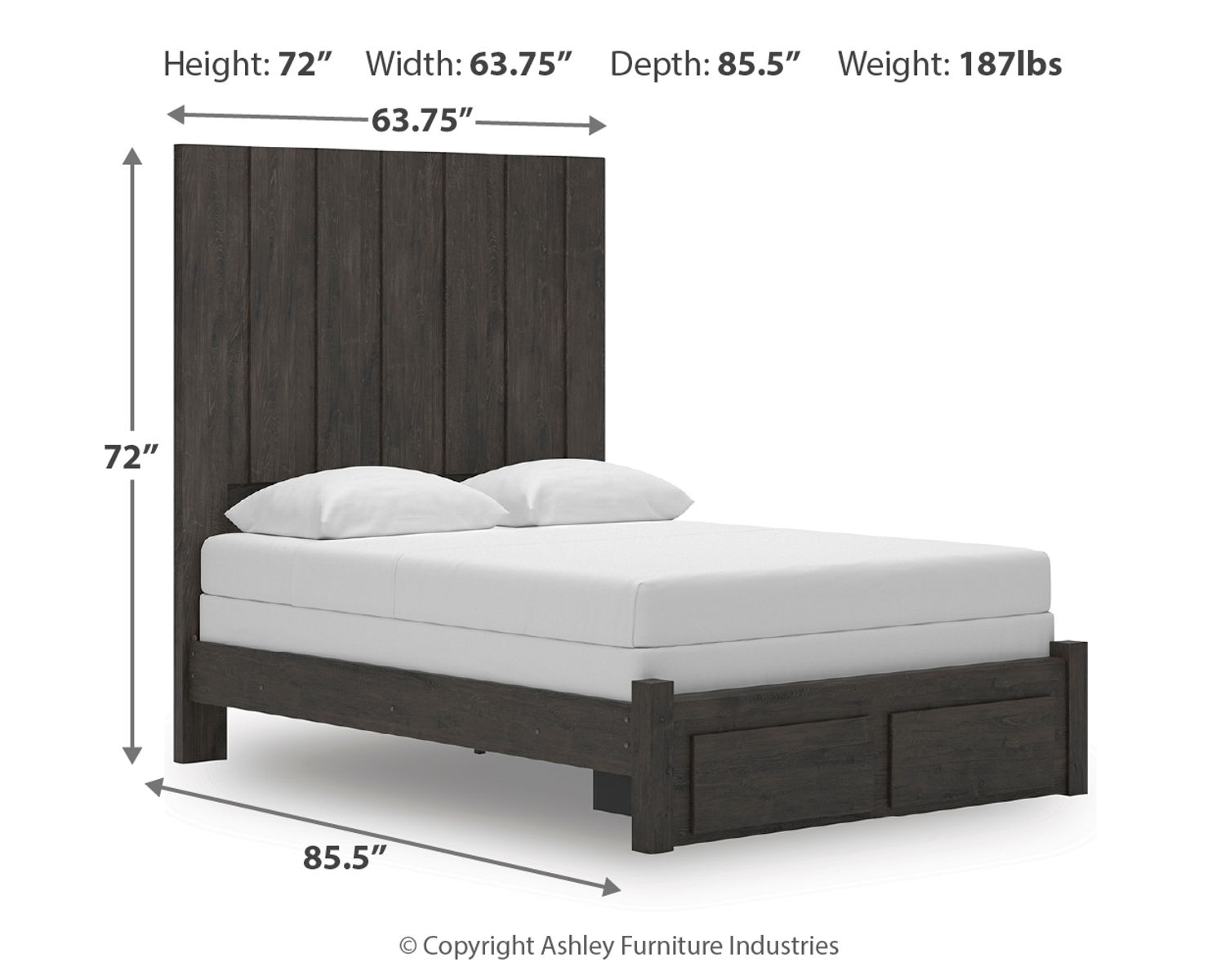 Fraluna - Panel Storage Bed - Image 4