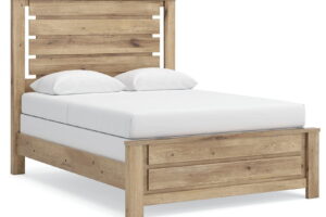 Brozmont - Queen Panel Bed - Tan