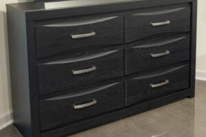Stabotta - Six Drawer Dresser - Black