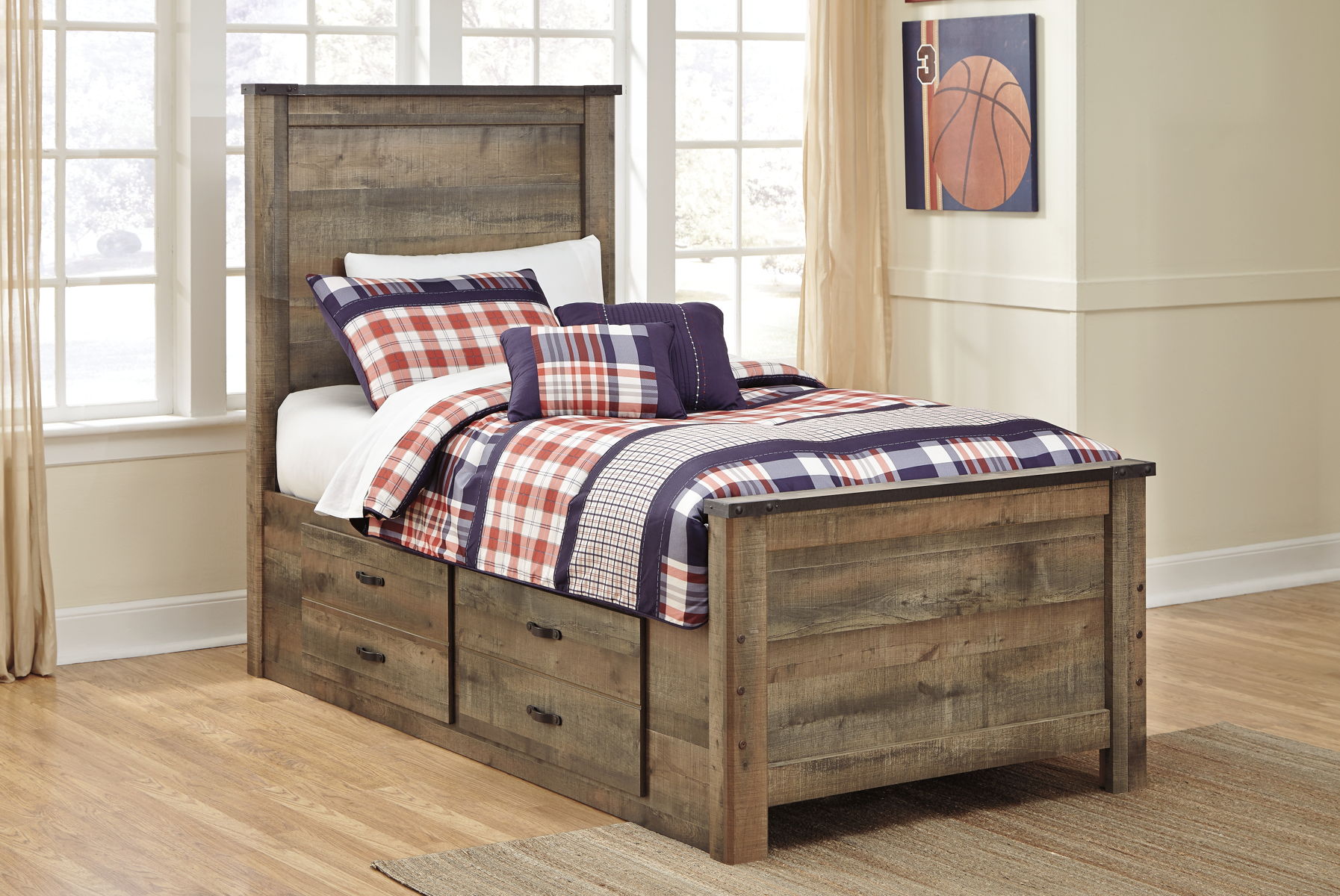 Trinell - Panel Bed - Image 13