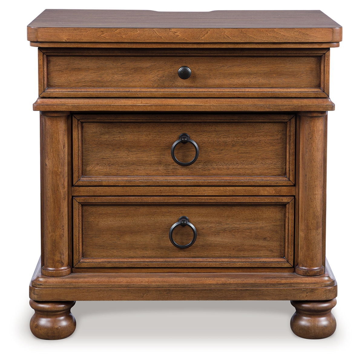 Rowlenstown - Three Drawer Night Stand - Image 3