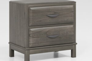 Mazing - Two Drawer Night Stand - Gray