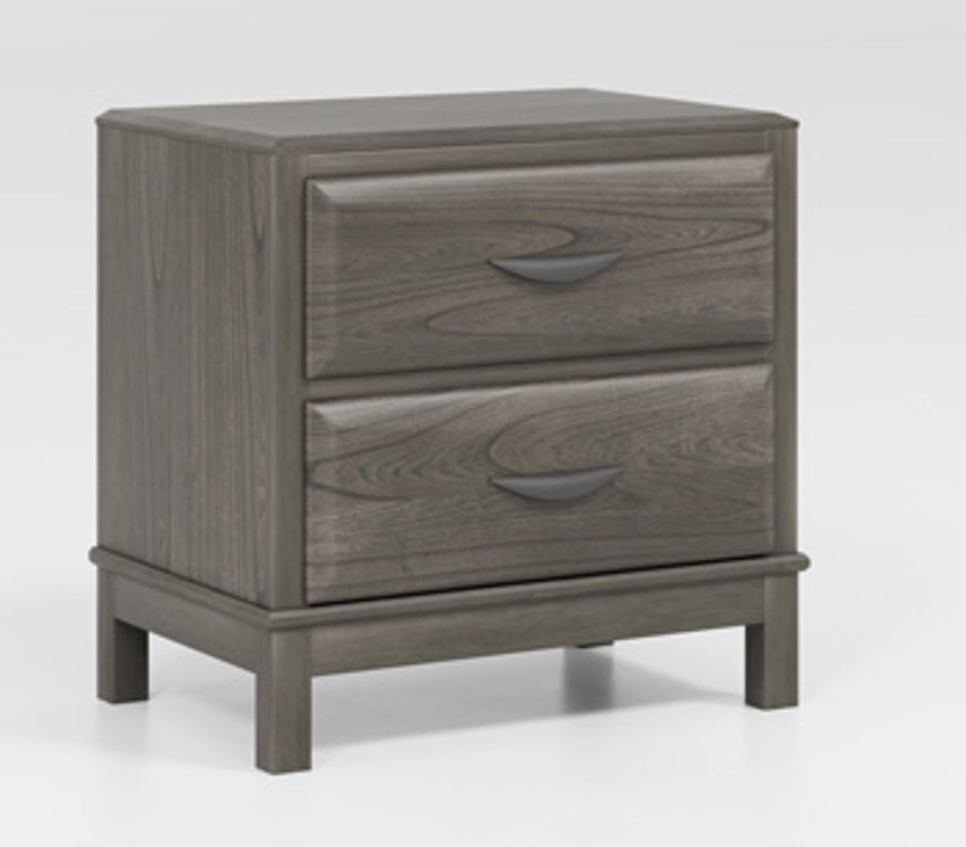 Mazing - Two Drawer Night Stand - Gray