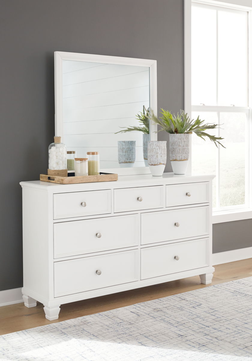 Fortman - Dresser And Mirror - White - Image 3