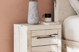 Lawroy - Two Drawer Night Stand - Light Natural