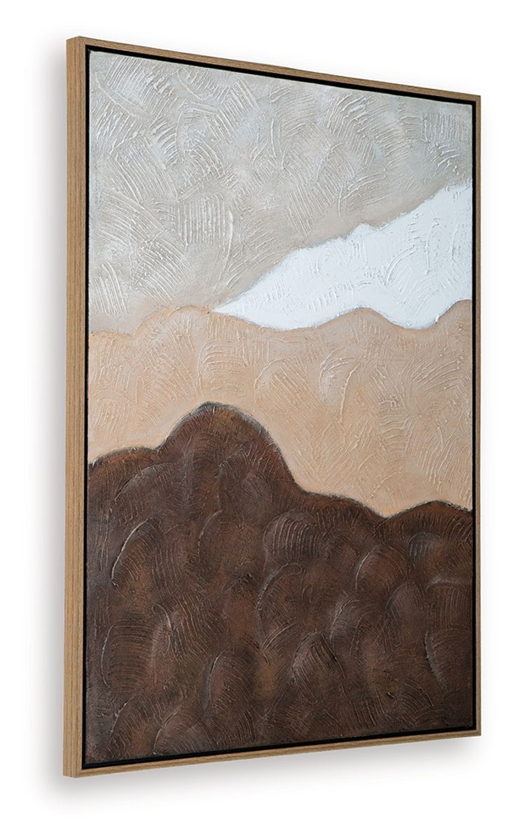 Fanthorne - Wall Art - Tan / Brown / White - Image 3