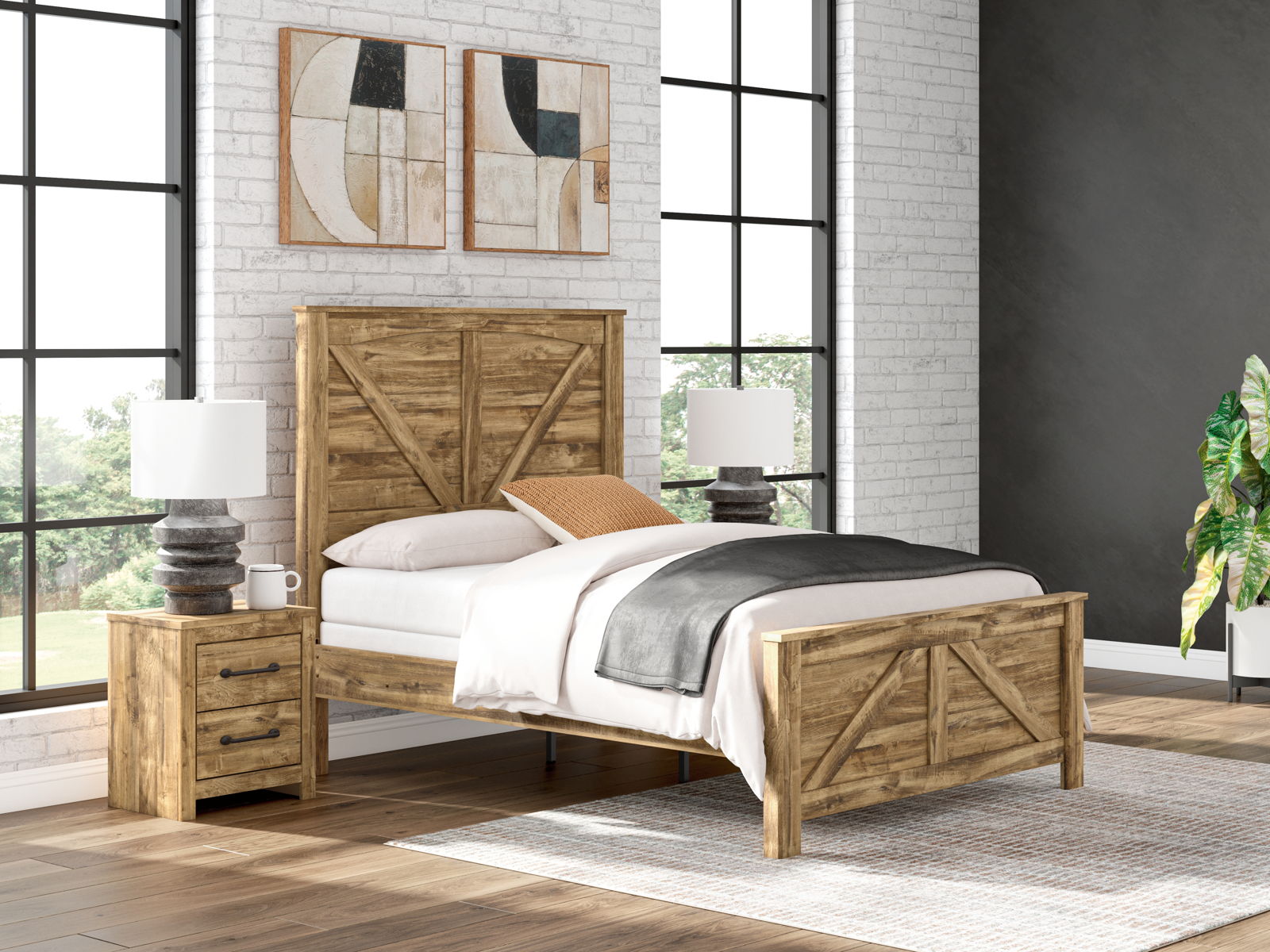 Maystonna - Crossbuck Panel Bed - Image 3