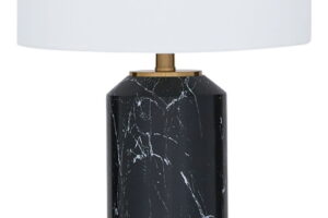 Hanzila - Poly Table Lamp - Black / Gold Finish